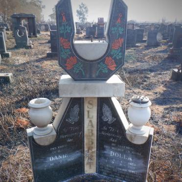 SLABBERT Danie 1951- &amp; Dolla 1950-2001