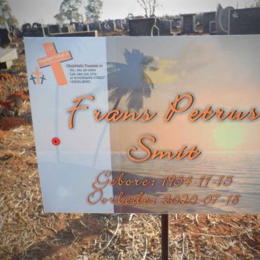 SMIT Frans Petrus 1954-2020