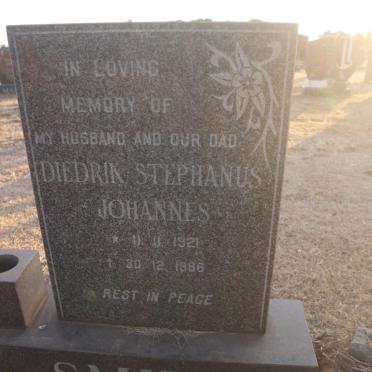 SMIT Diedrik Stephanus Johannes 1921-1986