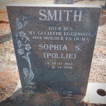 SMITH Sophia S. 1925-1998