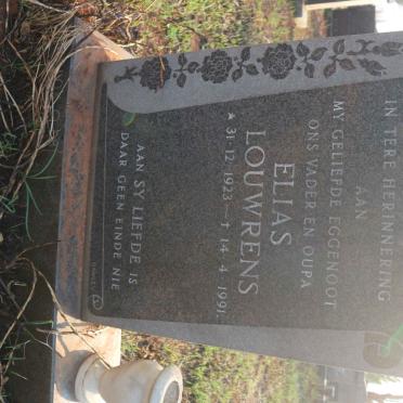 SMAL Elias Louwrens 1923-1991