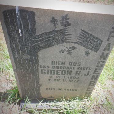 SPANGENBERG Gideon R.J. 1892-1972