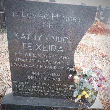 TEIXEIRA Kathy P.J.D.C. 1940-2002