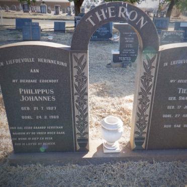 THERON Philippus Johannes 1927-1969 &amp; Tienie SWANEPOEL 1918-1984