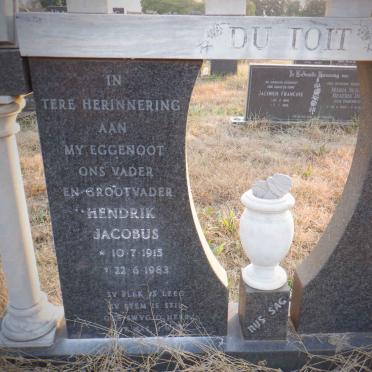 TOIT Hendrik Jacobus, du 1915-1983