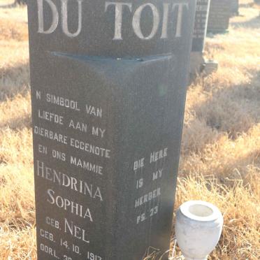 TOIT Hendrina Sophia, du nee NEL 1917-1976