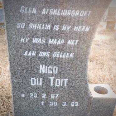 TOIT Nico, du 1967-1983