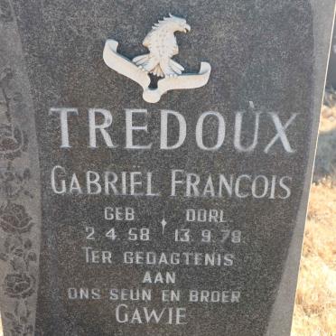 TREDOUX Gabriel Francois 1958-1978