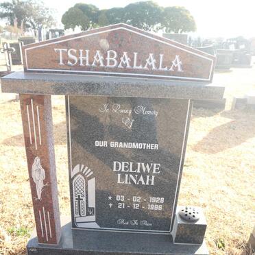 TSHABALALA Deliwe Linah 1928-1996