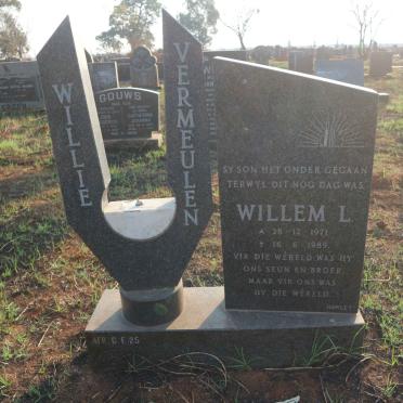 VERMEULEN Willem L. 1971-1989