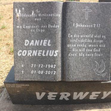 VERWEY Daniël Cornelius 1942-2012