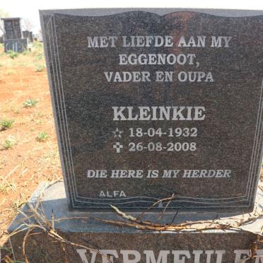 VERMEULEN Kleinkie 1932-2008