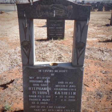VENTER Stephanus Petrus 1911-1969 &amp; Kathleen 1913-1999