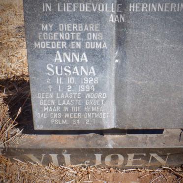 VILJOEN Anna Susana 1928-1994