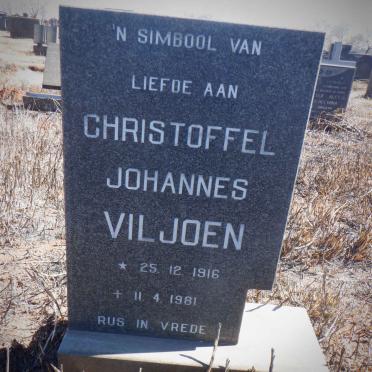 VILJOEN Christoffel Johannes 1916-1981