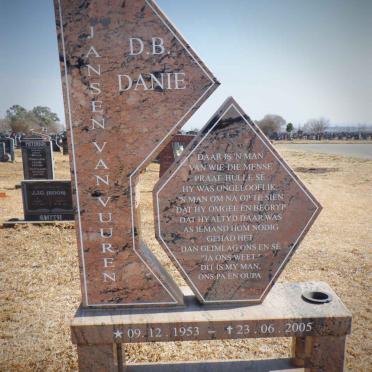 VUUREN D.B., Jansen van 1953-2005