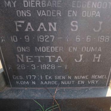 VUUREN S.J., Jansen Van 1927-1987 &amp; J.H. 1928-