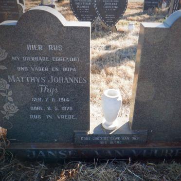 VUUREN Matthys Johannes, Jansen van 1914-1979