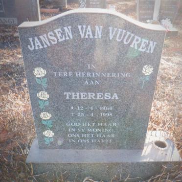 VUUREN Theresa, Jansen van 1960-1998