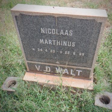WALT Nicolaas Marthinus, v.d. 1923-1969