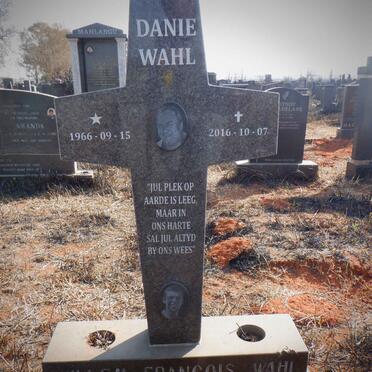 WAHL Daniel 1966-2016 :: WAHL Willem Francois 1978-2002