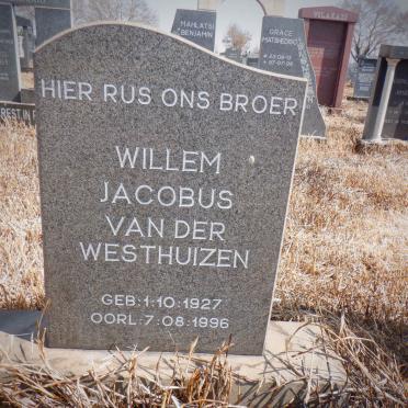 WESTHUIZEN Willem Jacobus, van der 1927-1996