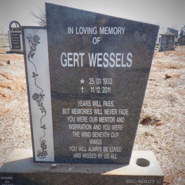 WESSELS Gert 1933-2011