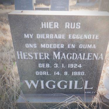 WIGGILL Hester Magdalena 1924-1980