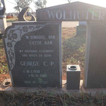 WOLHUTER George C.P. 1932-1987