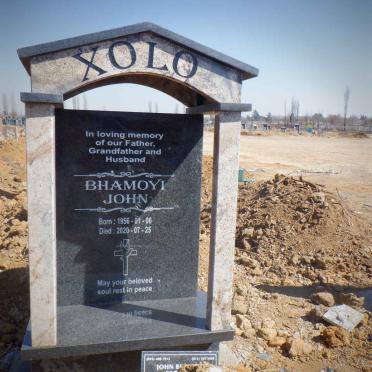 XOLO Bhamoyi John 1956-2020