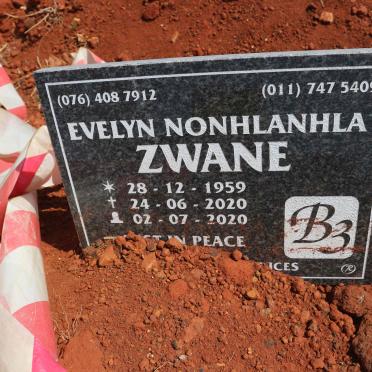 ZWANE Evelyn Nonhlanhla 1959-2020