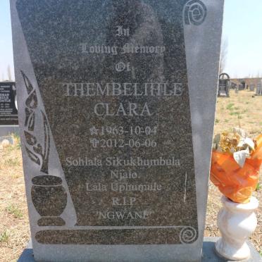 ZIKODE Thembelihle Clara 1963-2012