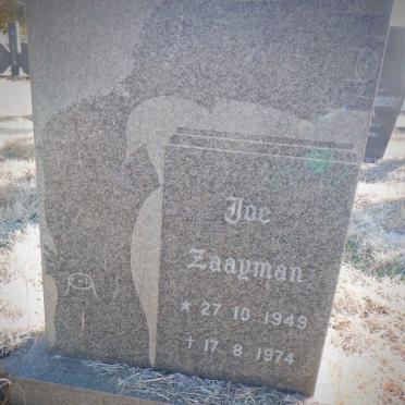 ZAAYMAN Joe 1949-1974