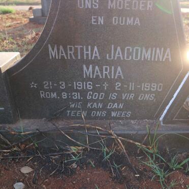 ZYL Willem Johan Frederik, van 1913-1987 &amp; Martha Jacomina Maria 1916-1990