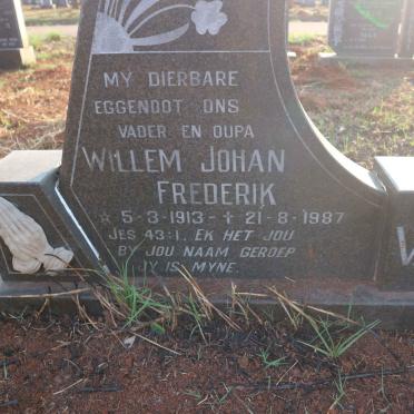 ZYL Willem Johan Frederik, van 1913-1987 &amp; Martha Jacomina Maria 1916-1990