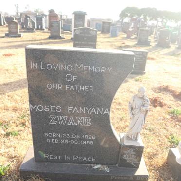 ZWANE Moses Fanyana 1926-1998