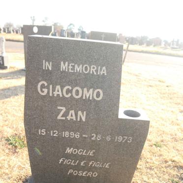 ZAN Giacomo 1896-1973