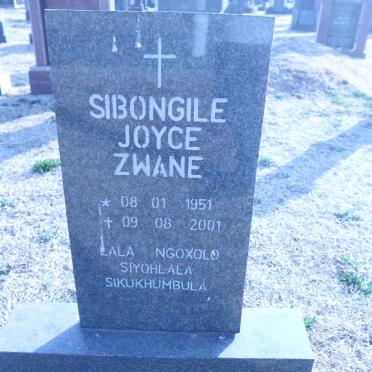 ZWANE Sibongile Joyce 1951-2001