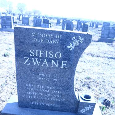 ZWANE Sifiso 1996-1997