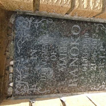 RANOKO Maria 1960-2012