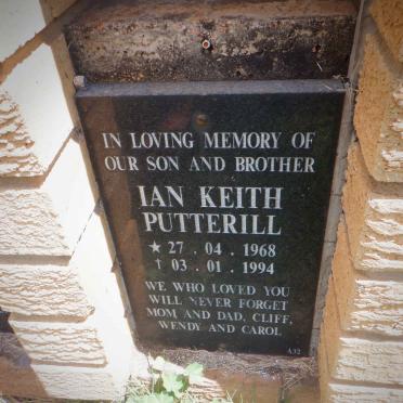 PUTTERILL Ian Keith 1968-1994 
