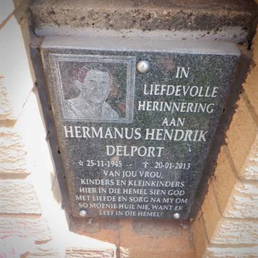 DELPORT Hermanus Hendrik 1945-2013 