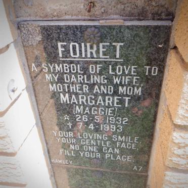 FOIRET Margaret 1932-1993 