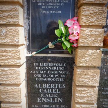 ALLEN Rudolph 1955-2003 :: ENSLIN Albertus Carel 1934-2004