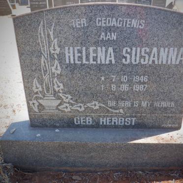 ? Helena Susanna nee HERBST 1946-1987