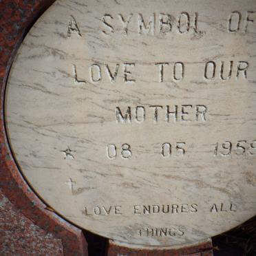 ? Ephraim 1954-1997 &amp; Magdeline 1959-