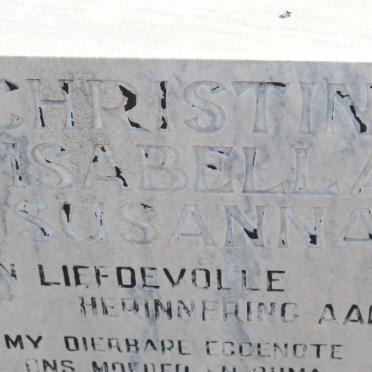 ? Christina Isabella Susanna 1922-1979