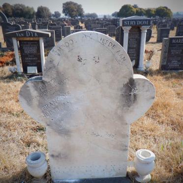 ? Francois Christiaan 1922-1985