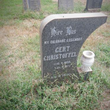 ? Gert Christoffel 1930-1972