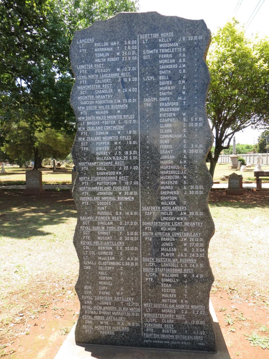 04. British soldiers 1899-1902 Memorial